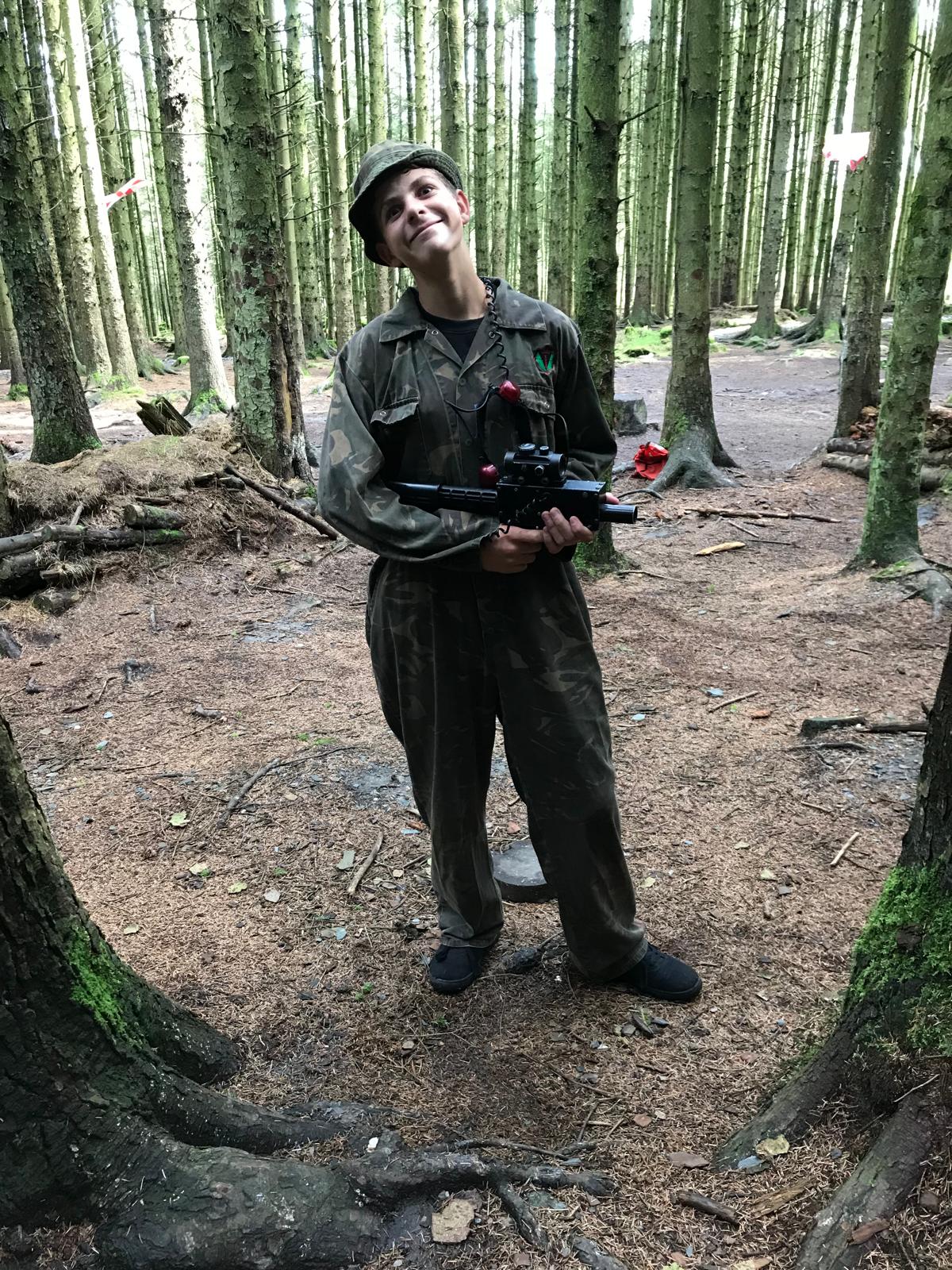 Chris in Army Uniform